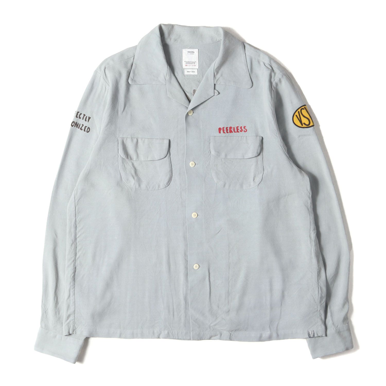 ヴィズヴィム レーヨンシャツ 3 visvim ビズビム シャツ サイズ:3 / 24SS チェーン刺繍 レーヨン