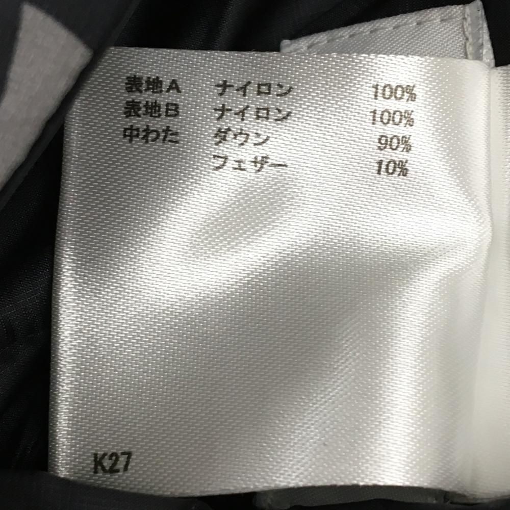 ZOYダウンジャケット ゾーイ ダウンベスト 白 総柄 ダウン90