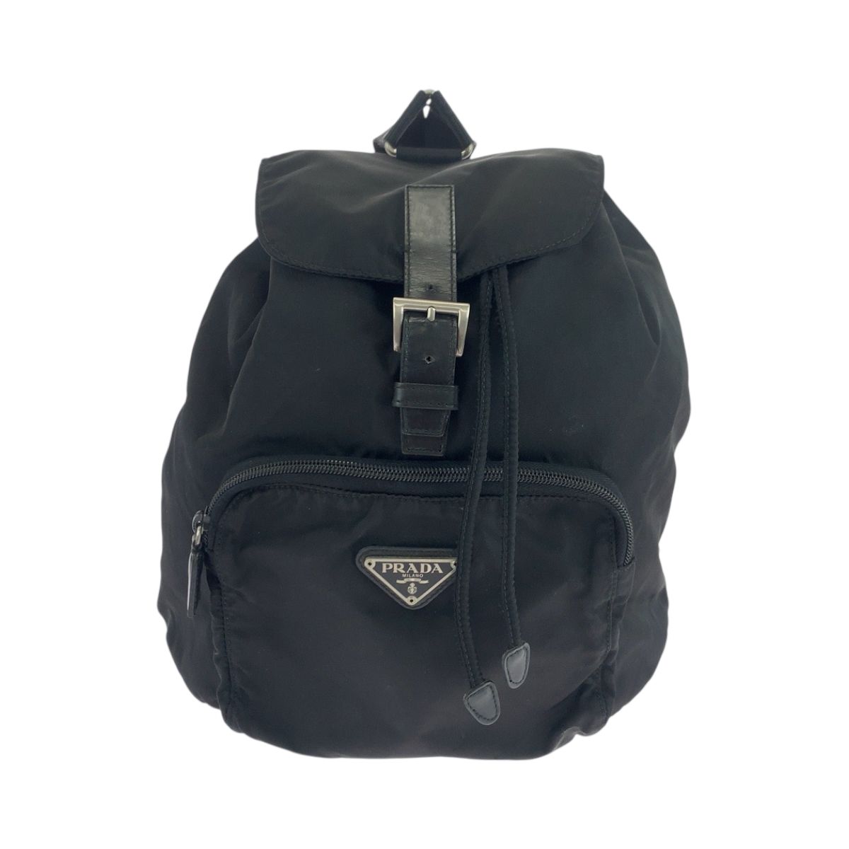 【ri】　PRADA プラダブラック三角ロゴプレート　ナイロン リュック 楽天市場】美品 プラダ PRADA 三角ロゴ リュックサック バック