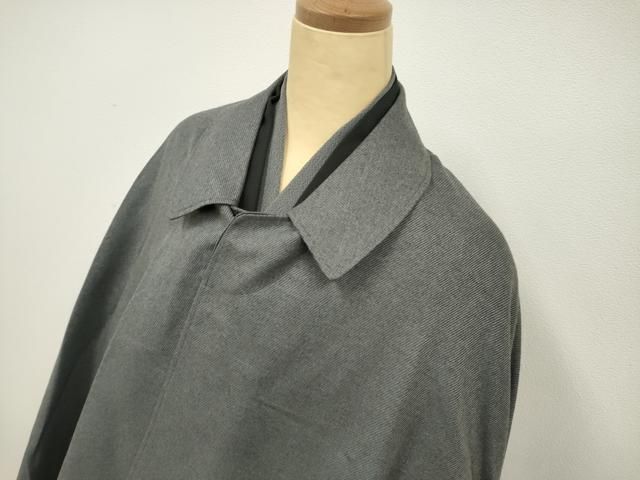 平和屋本店□希少 男性 トンビコート 和装コート 灰色 逸品  