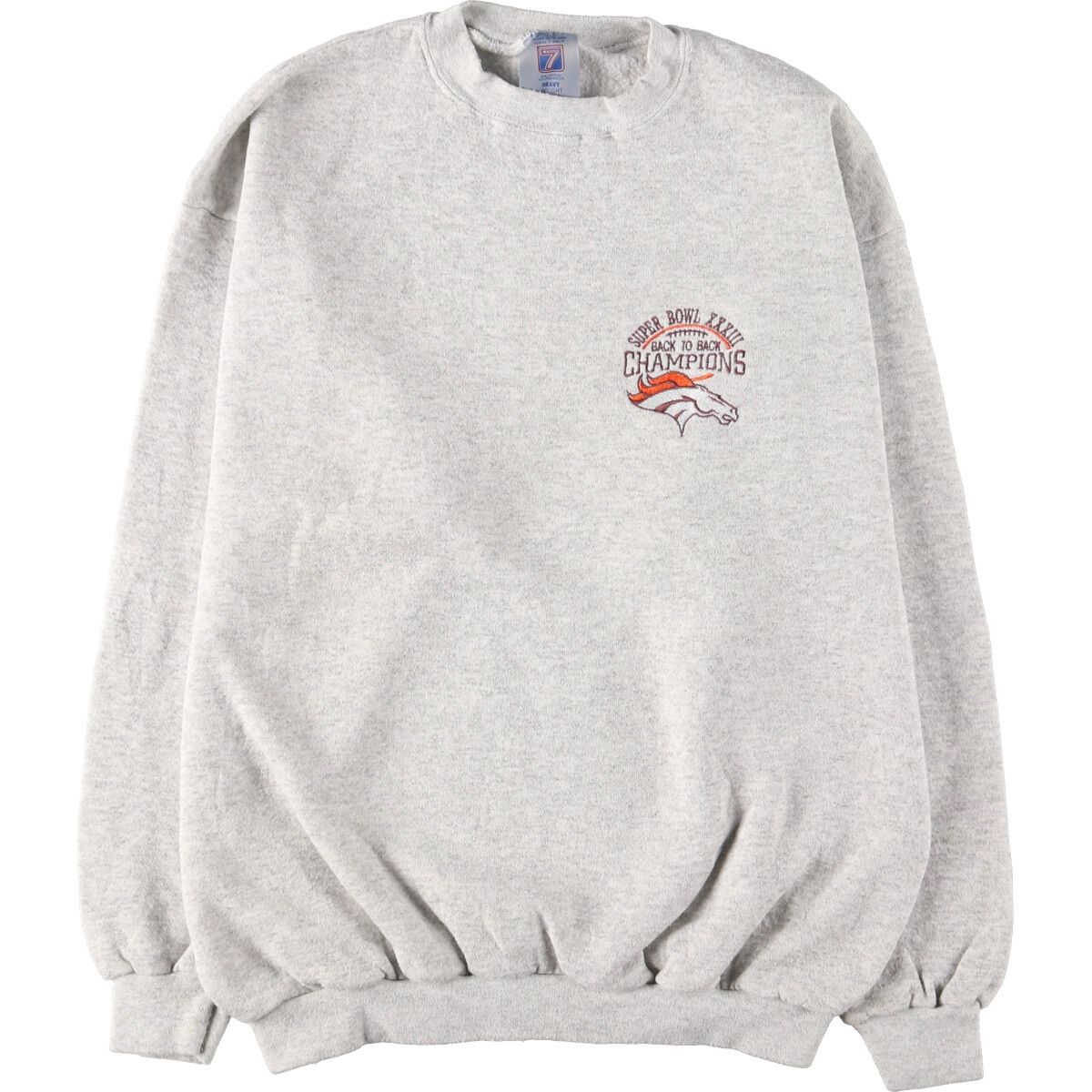 古着 90年代 LOGO7 NFL DEMVER BRONCOS デンバー ブロンコス プリントスウェットシャツ トレーナー メンズL ヴィンテージ/eaa412776
