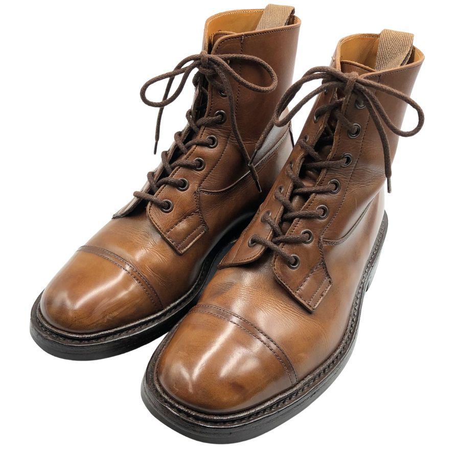 Tricker's モカブラウンレザーブーツ美品 4 1/2(23cm) Tricker's モカブラウンレザーブーツ美品 4 1/2(23cm)