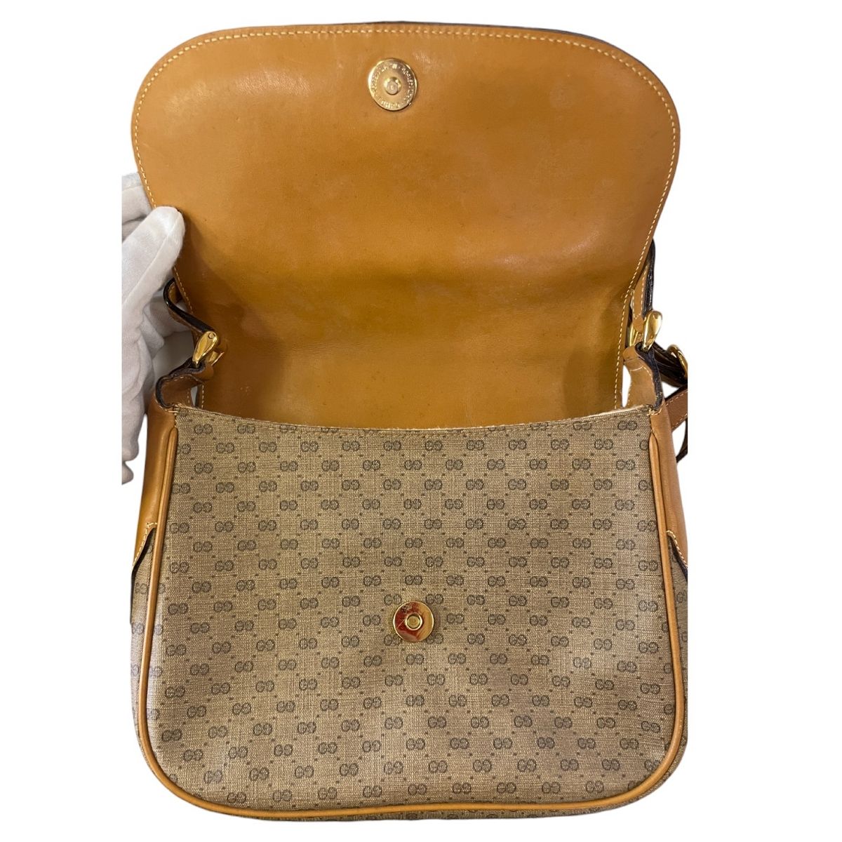 OLD GUCCI オールド グッチ ヴィンテージ マイクロGG ショルダー