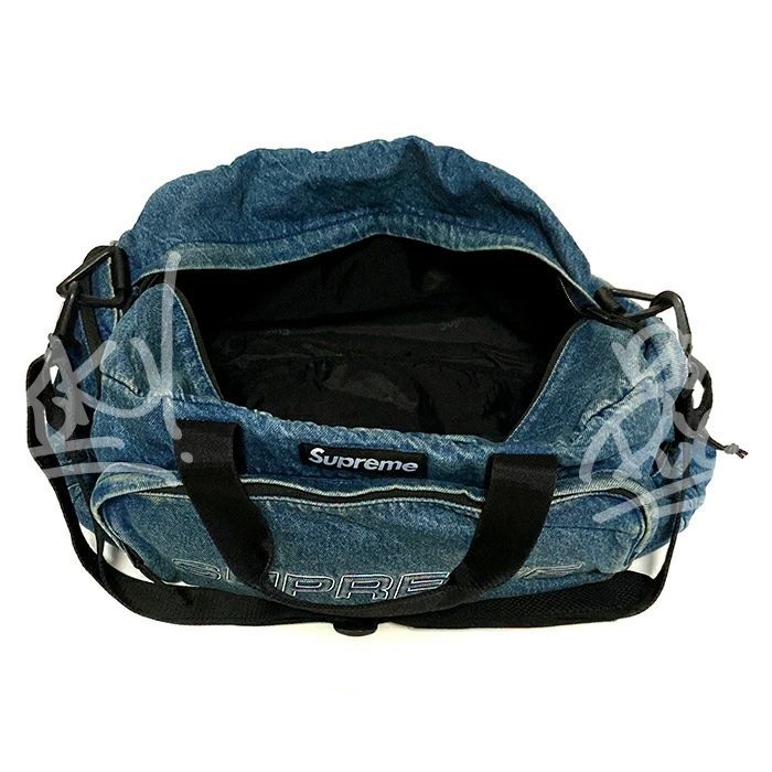 送料無料 メンズ ダッフルバッグ ウォッシュドインディゴ Supreme シュプリーム Denim Duffle Bag FW25B2 シュプリームデニムダッフルバッグ se1410r
