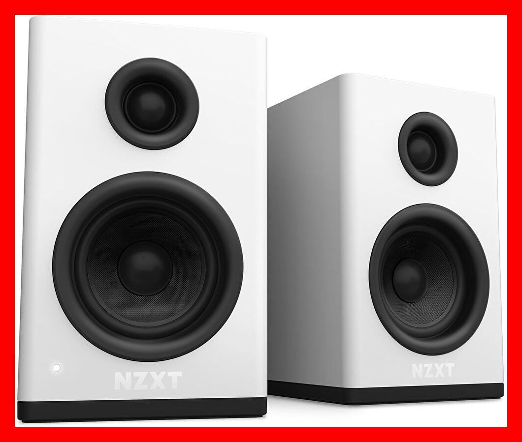 NZXT Relay Speakers ホワイト アンプ内蔵 PCスピーカー - メルカリ