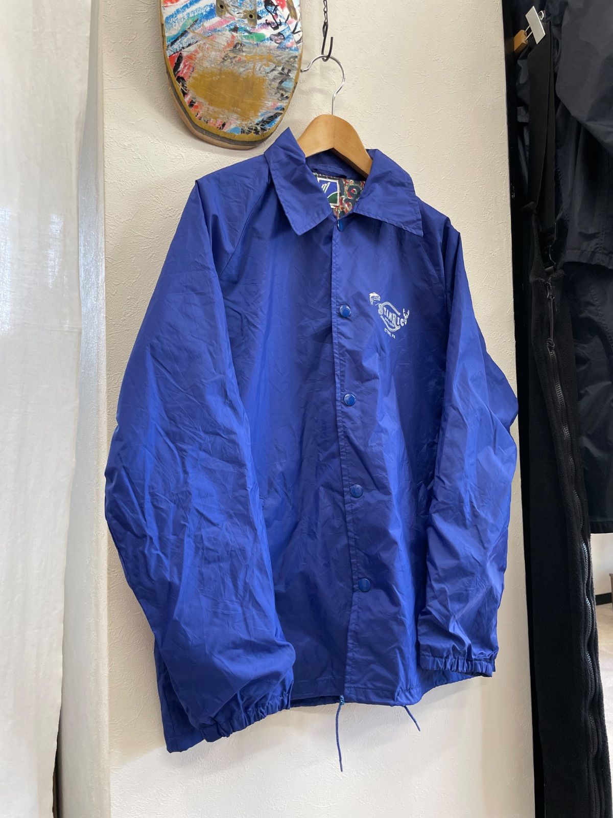 90s STAMRIC SPORTING GOODS プリント コーチジャケット