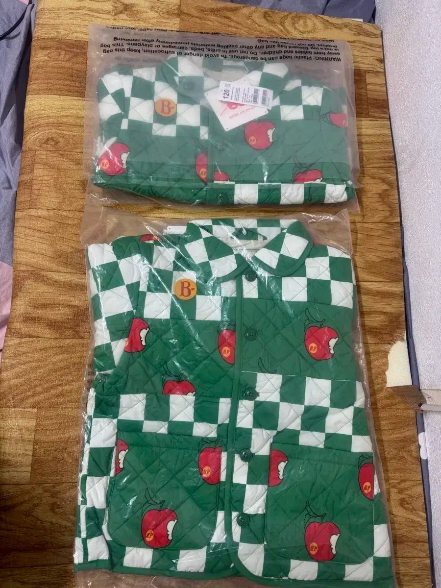 ベベデピノ グリーン Apple Music キルティング ジャケット 120 130 選択