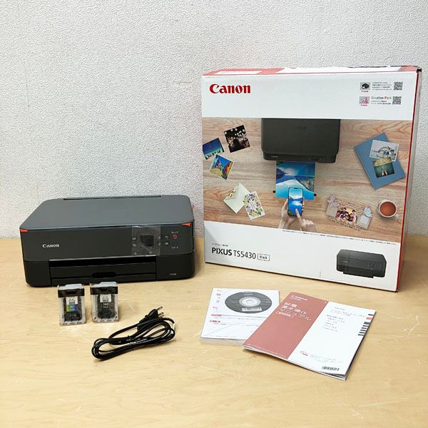 Canon 【未使用品】キヤノン PIXUS/ピクサス  A4インクジェット複合機 Wi-Fi 4色一体型 対応インク BC-360/361シリーズ ブラック PIXUS TS5430 BK