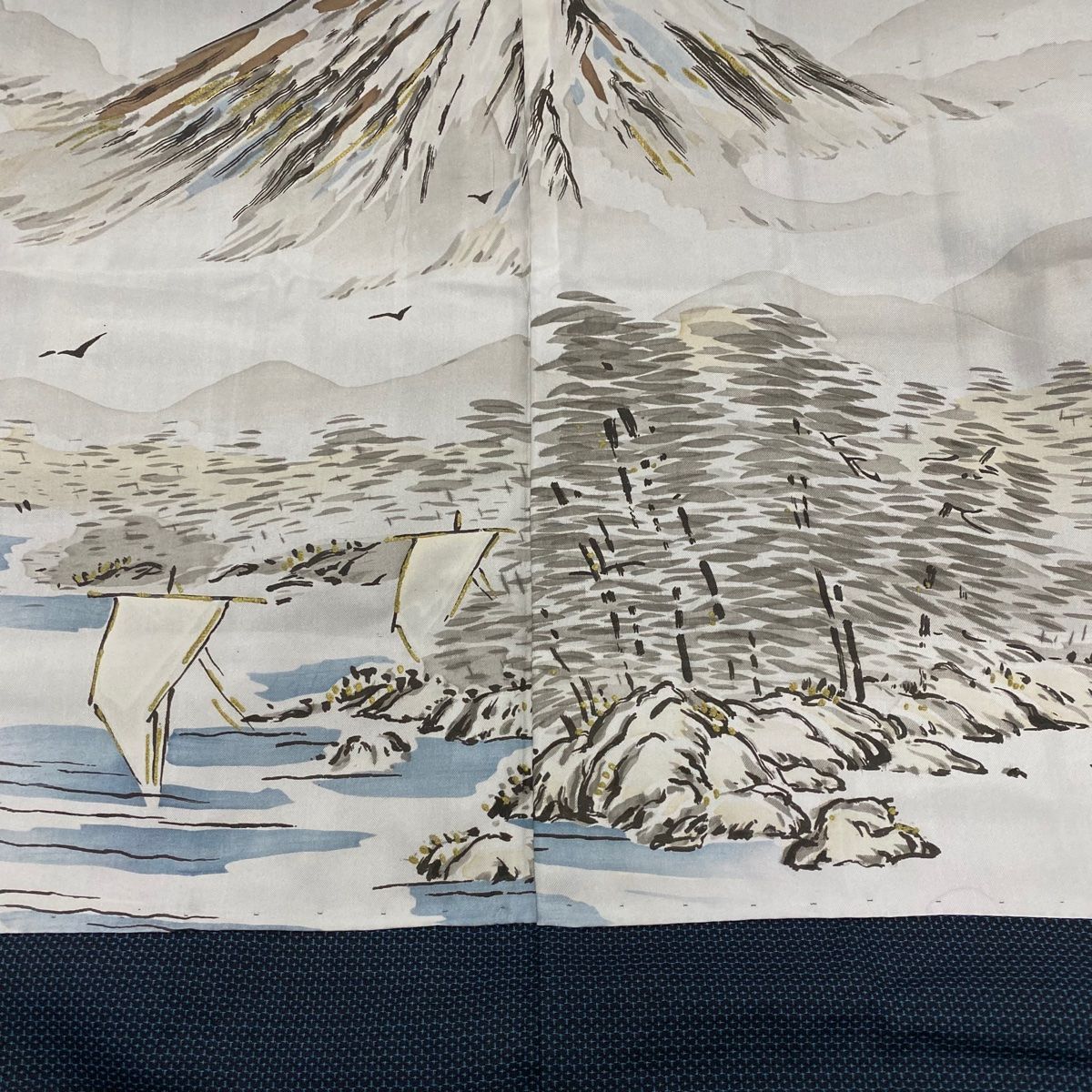 幾何学 紺色