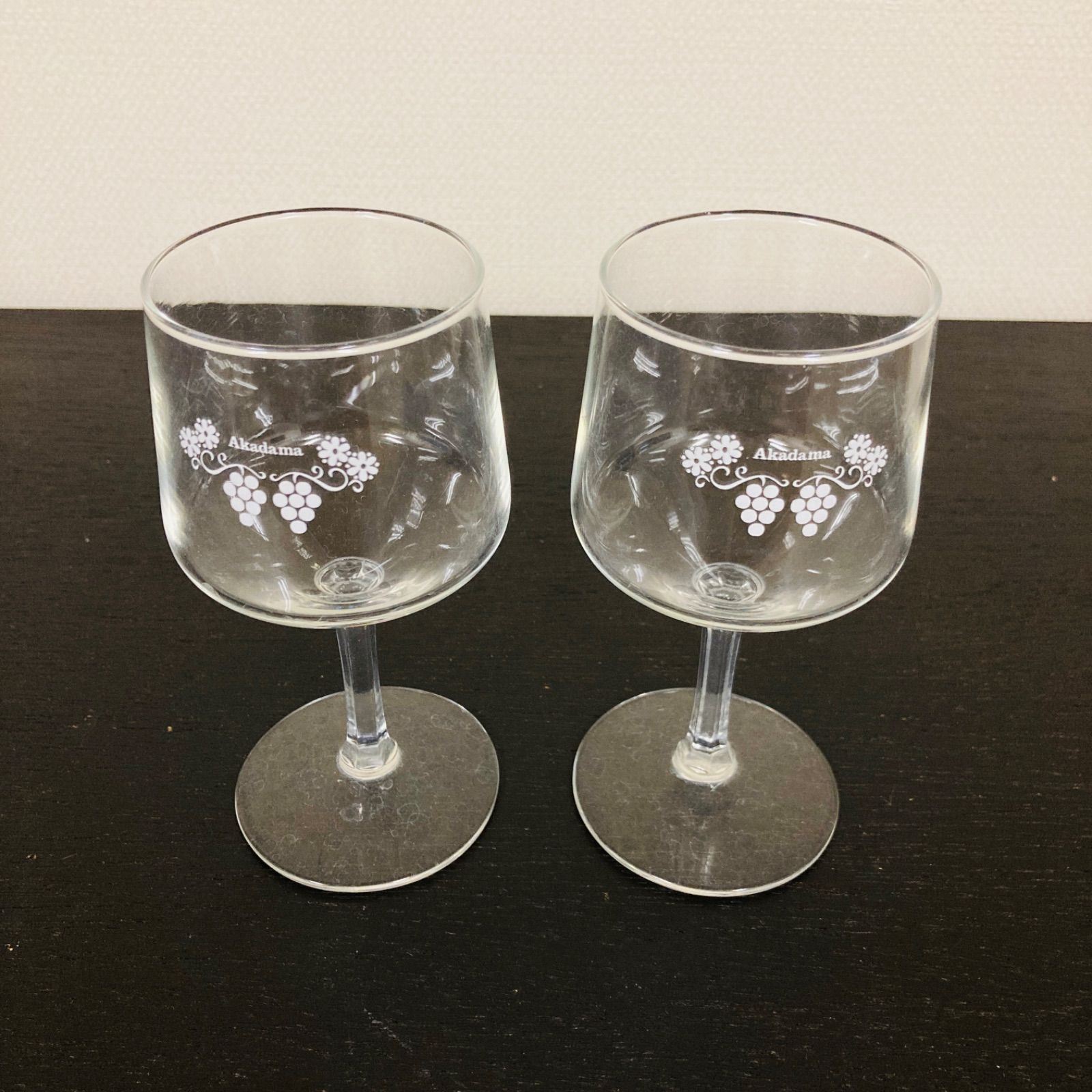 昭和レトロ 赤玉スイートワインのグラス2コセット ノベルティ - メルカリ