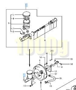 スズキ純正 SUZUKI 超 品 ジムニー JA11 ブレーキ マスターシリンダー K6A 1990 3-1995 11 JA11V JA11C