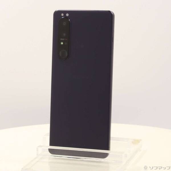 中古品〕 Xperia 1 III 512GB フロストパープル XQ-BC42 SIM