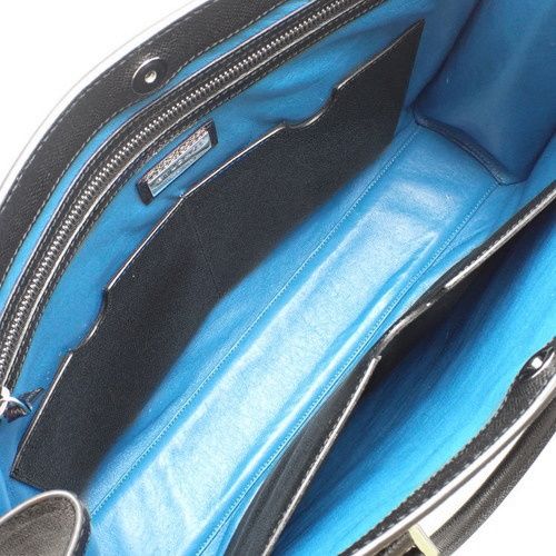 Th976631 ブリーフケース ブルガリ マン 37625ブラック×ブルー Th976631 ブリーフケース ブルガリ マン 37625ブラック×ブルー