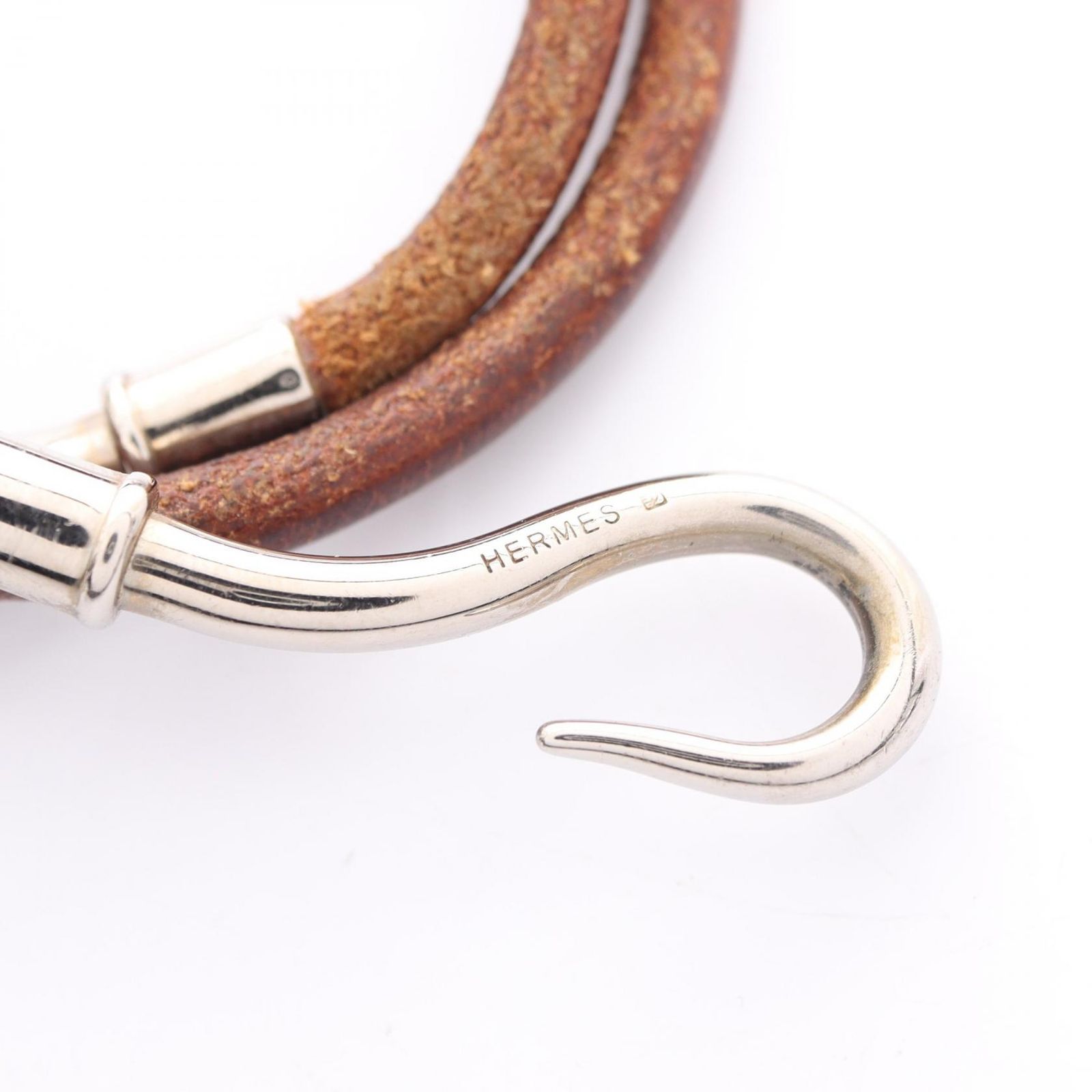 エルメスのブレスレットとチョーカー エルメス HERMES ジャンボチョーカー/ブレスレット ブラウン