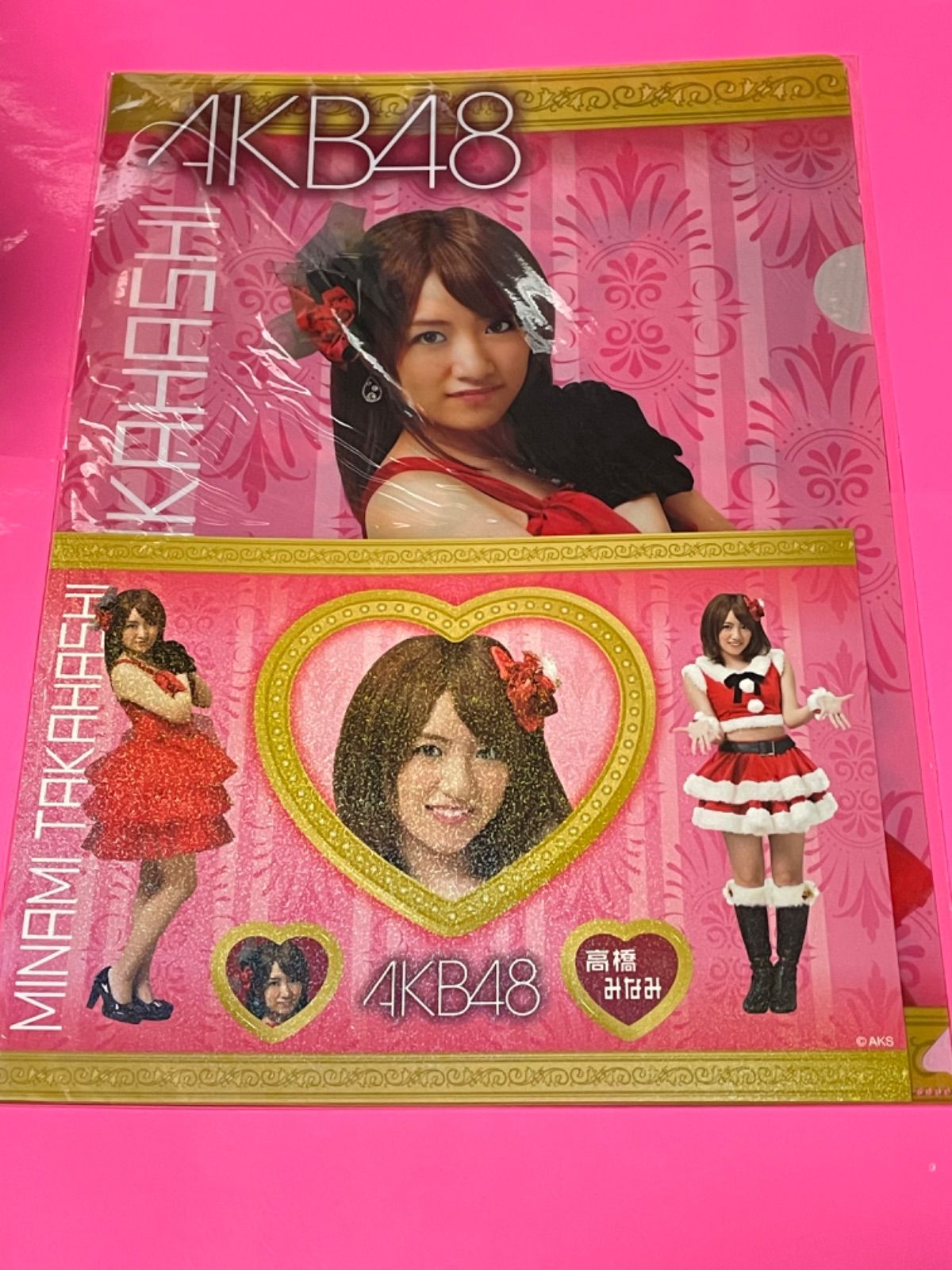 AKB48 ブロマイド(高橋みなみXmas限定ファイル付き) AKB48 ブロマイド(高橋みなみXmas限定ファイル付き)