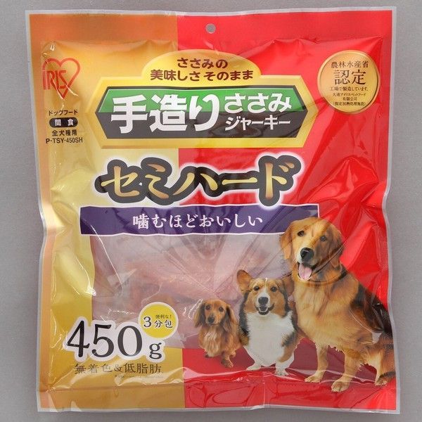 【アイリスオーヤマ ペット用品・ペットフード 】 手造りささみジャーキーセミハード 人気・おすすめ｜多用途・生活用品におすすめ キャンペーン中 即納 即日発送サービス