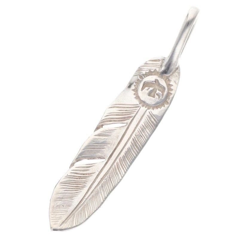 ゴローズ SVフェザー 大 左向き ネックレストップ メンズ 大 WWW_WOWDIGSITE_COM