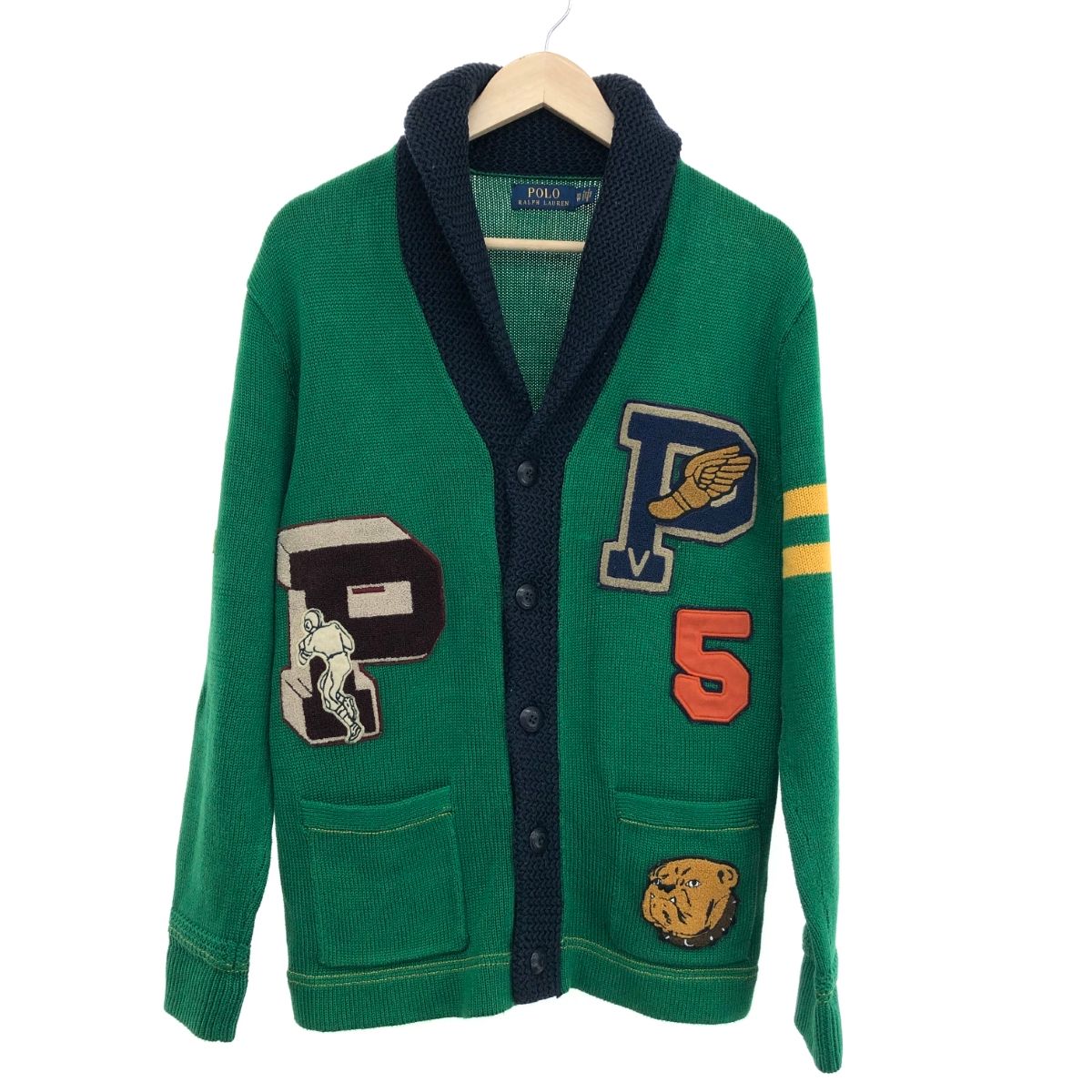 POLO RALPH LAUREN ポロラルフローレン レタード カーディガン 
