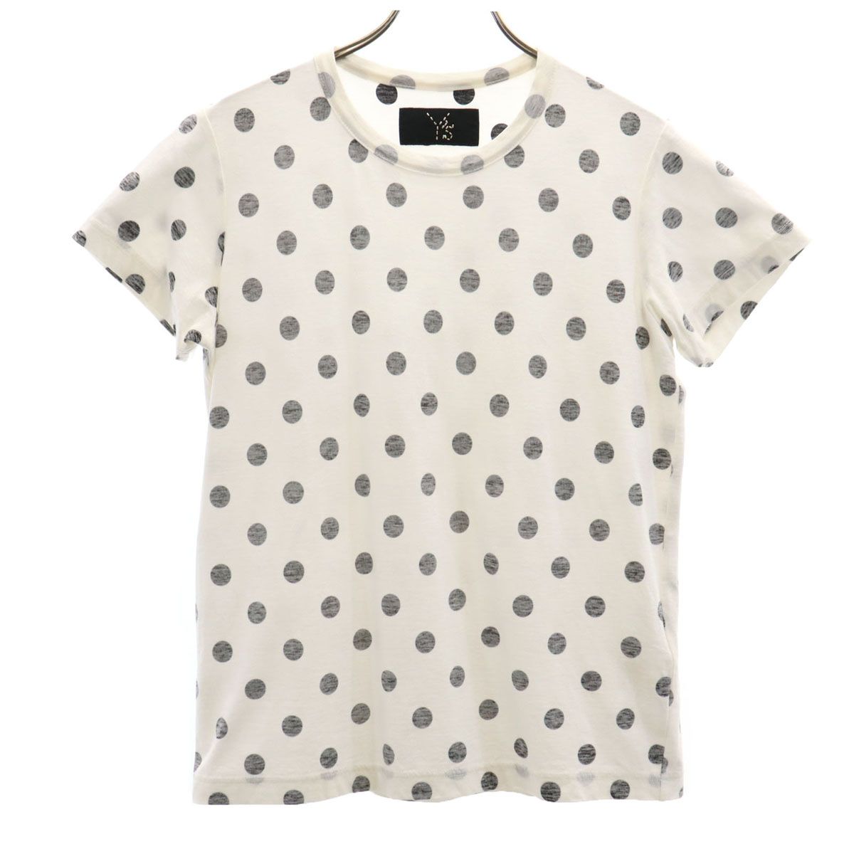 y's ワイズ ヨウジヤマモト ドット柄 tシャツ 半袖 カットソー トップス y's ワイズ ヨウジヤマモト ドット柄 tシャツ 半袖 カットソー