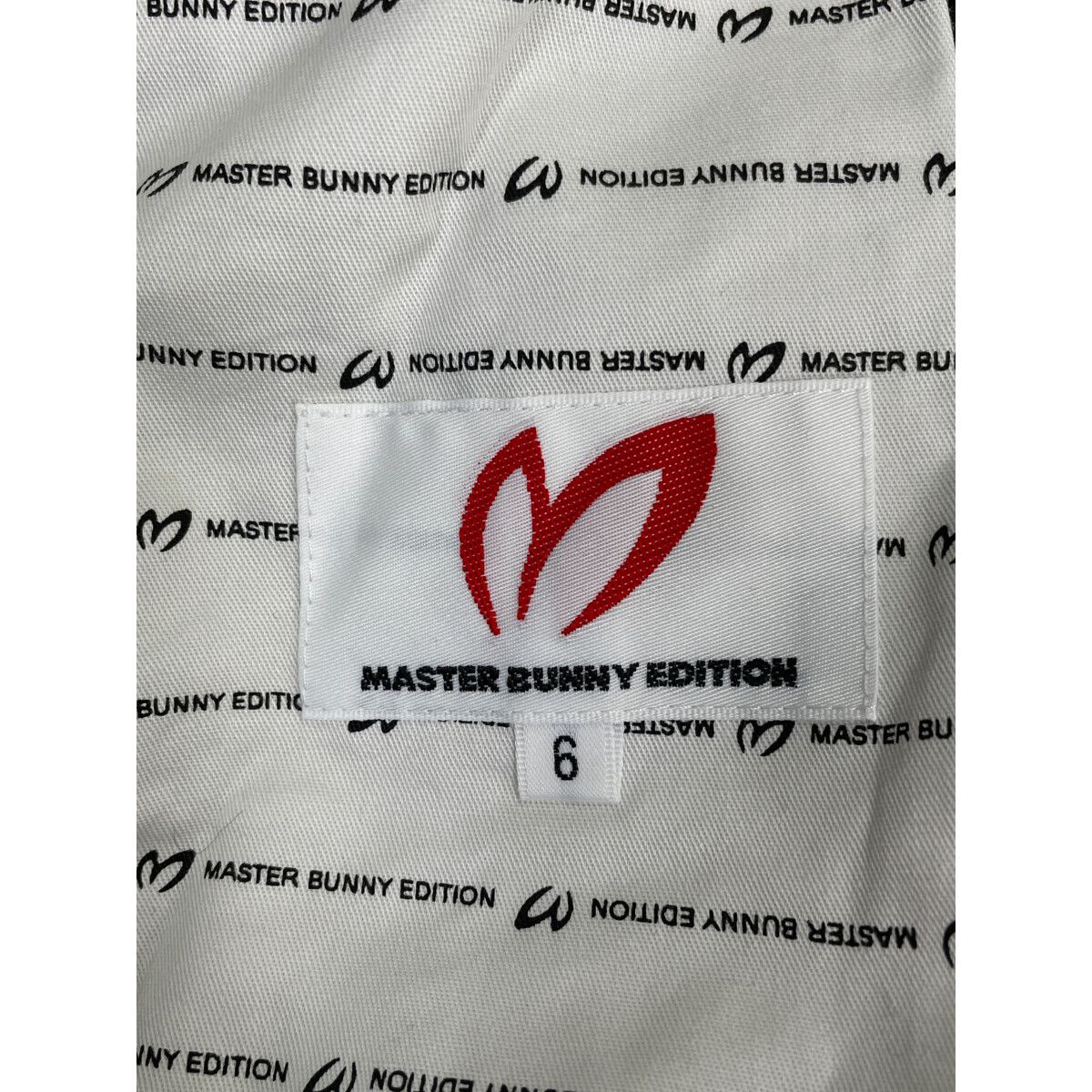 ⭐️MASTER BUNNY EDITION ブラックハーフパンツ サイズ6 メンズ マスターバニーエディション MASRTER BUNNY EDITION