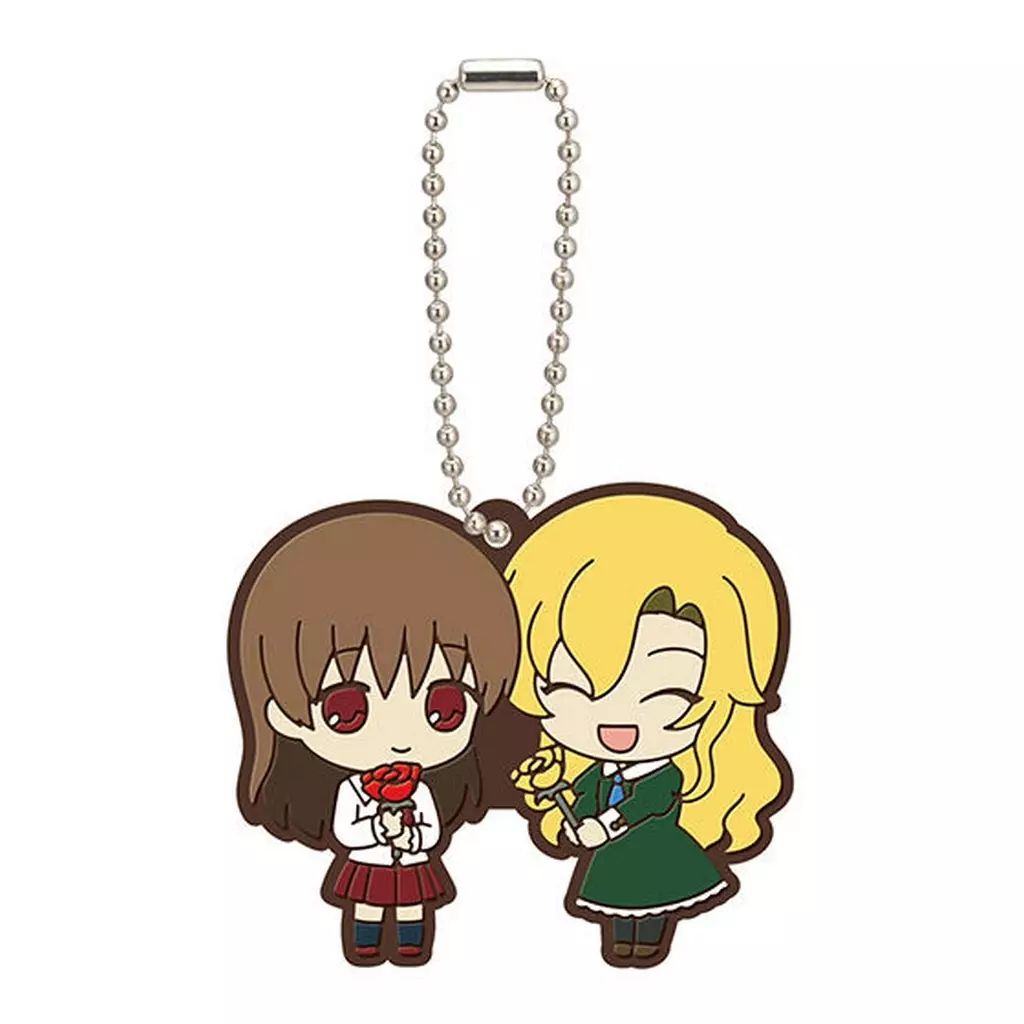 Ib 公式グッズ バッグチャーム メアリー イヴ ib メアリー 中古 キーホルダー イヴ メアリー Ib カプセルラバー