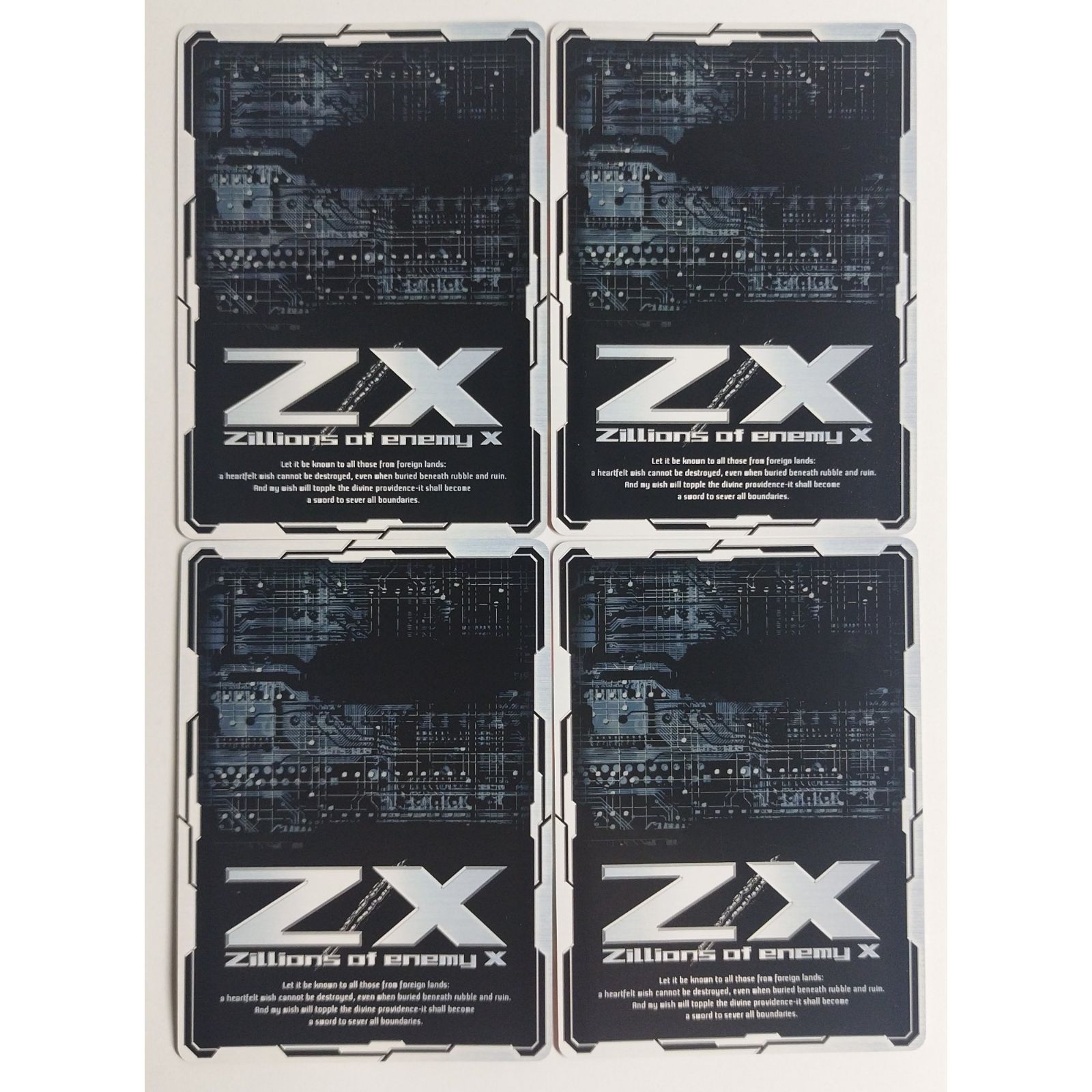 専用出品 黙する青銅ブロンズロブスター B08-004 Z/Xゼクス 4枚 ( #10288