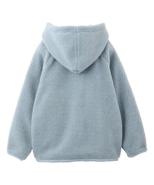 ボアジャケット アウター ミルクフェド MILKFED BOA ZIP UP HOODED