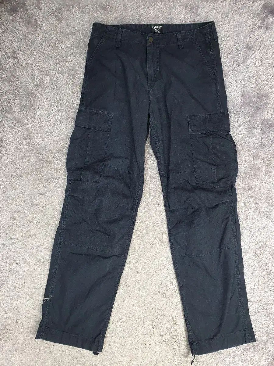 カーハート カーゴ ズボン Regular リップストップ パンツ ブラック 33
