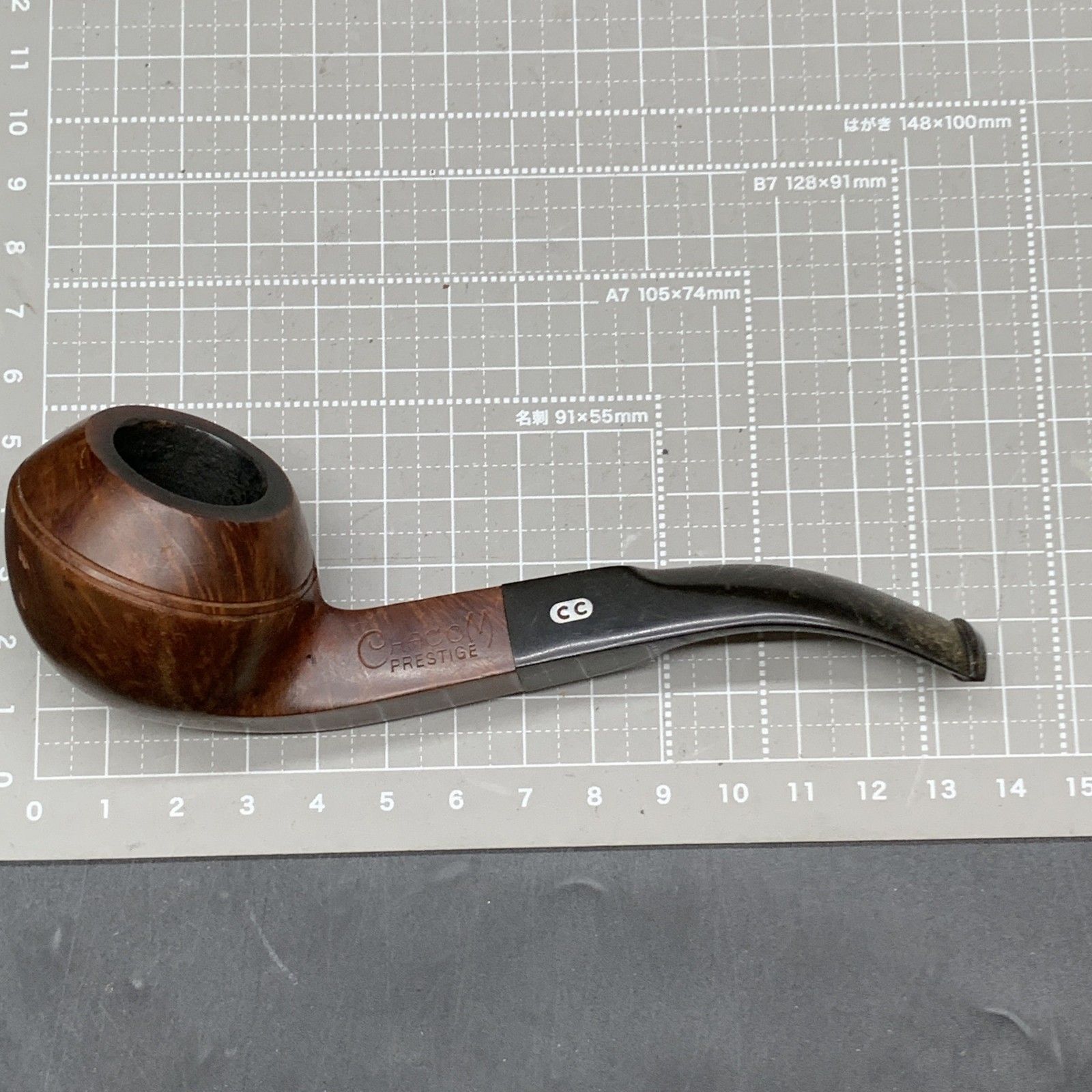 K354 CHACOM PRESTIGE CC 280 パイプ フランス製 木製 ヴィンテージ 喫煙具