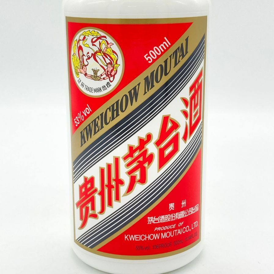 MOUTAI★天女ラベル★500ml
53度★KWEICHOU★貴州茅台酒 貴州茅台酒 マオタイ酒 天女ラベル 2024 500ml 957g【A1