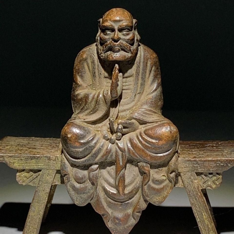 鉄器 鉄仏 仏教美術 菩提達磨祖師仏像 装飾品 工芸品 置物 鉄器 仏像 菩提達磨祖師仏像 仏堂奉納 工芸品 置物 - メルカリ