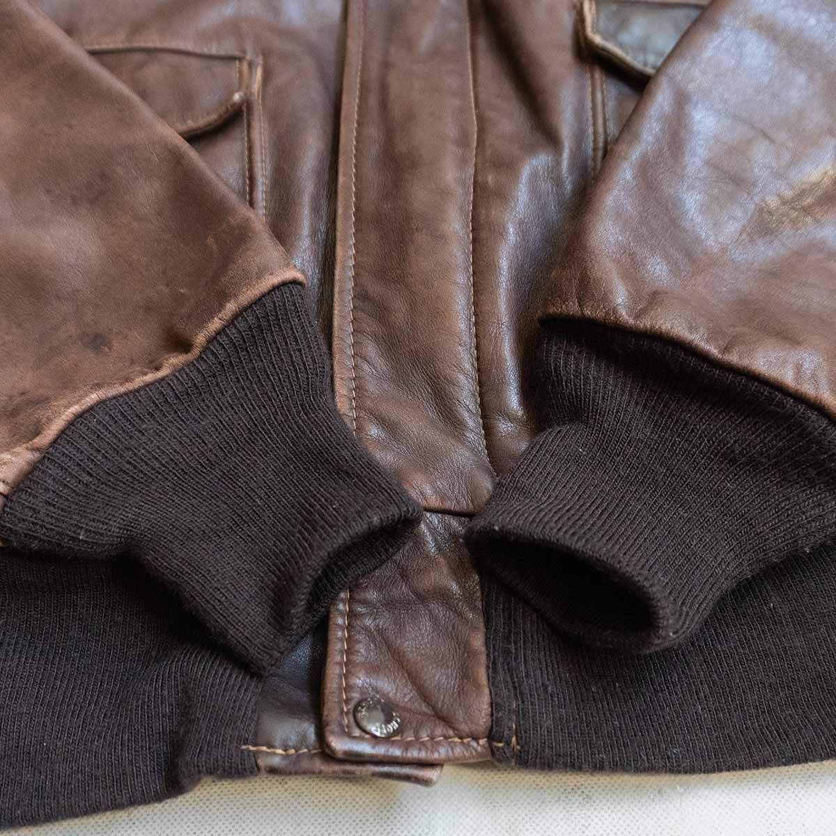 雰囲気抜群/ビッグサイズ】SCHOTT【184SM/type G-1 レザー