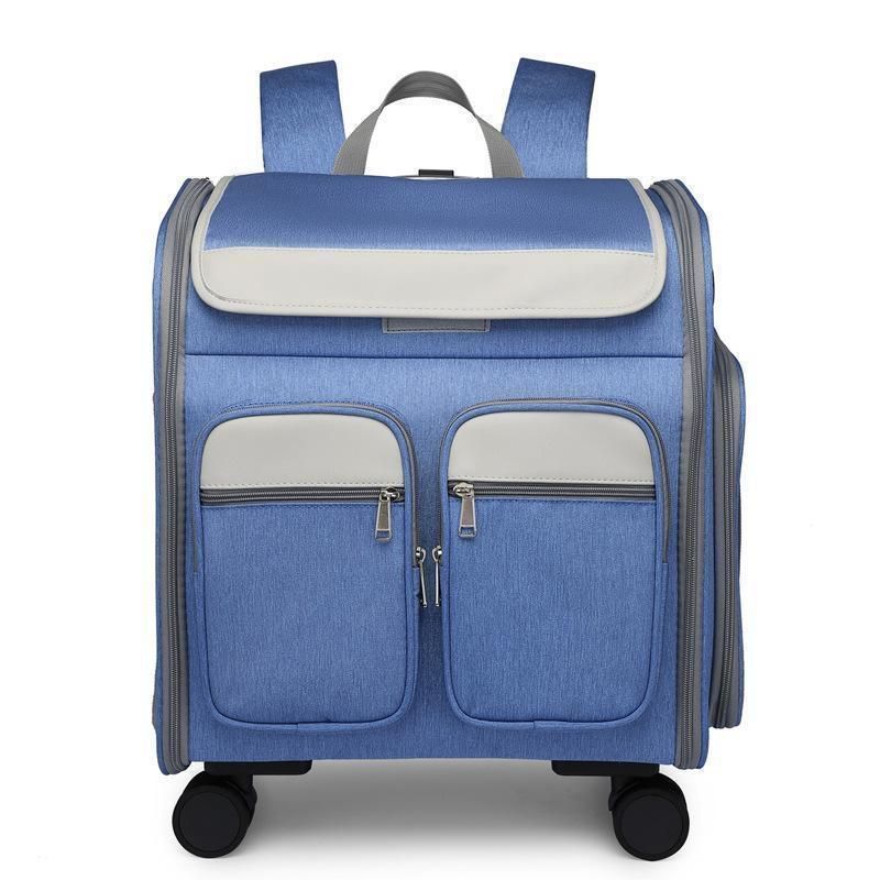 ペットキャリーリュック キャスター付き 4輪 ペットキャリーバッグ 4WAY Amazon.co.jp: ペットキャリーリュック キャスター付き 4輪
