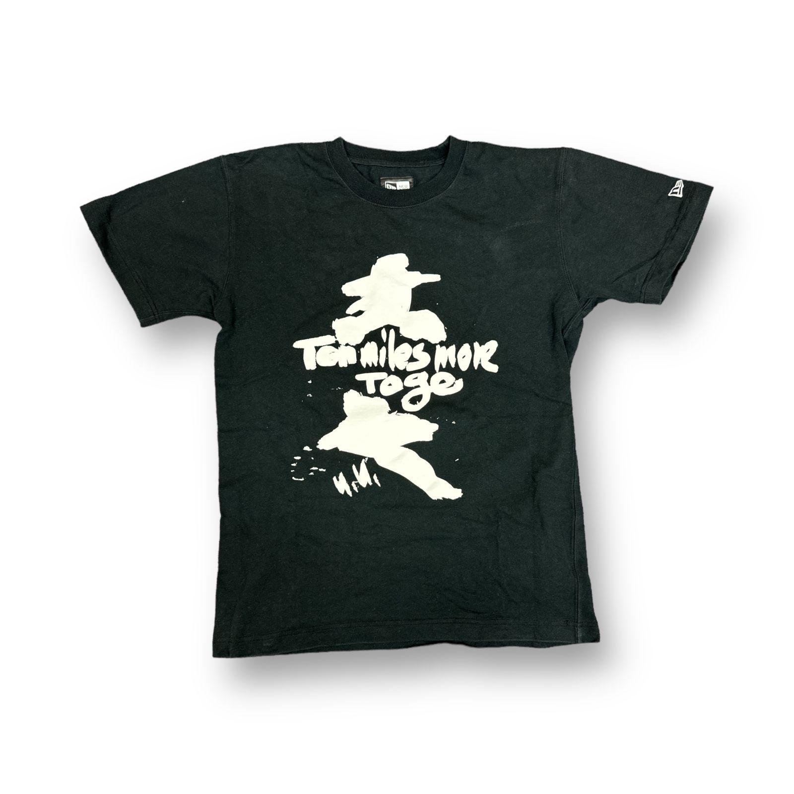 Yohji Yamamoto × NEW ERA 16SS Ten miles more to go y.y. Tシャツ カットソー ヨウジヤマモト ニューエラ コラボ ブラック M 72196A6