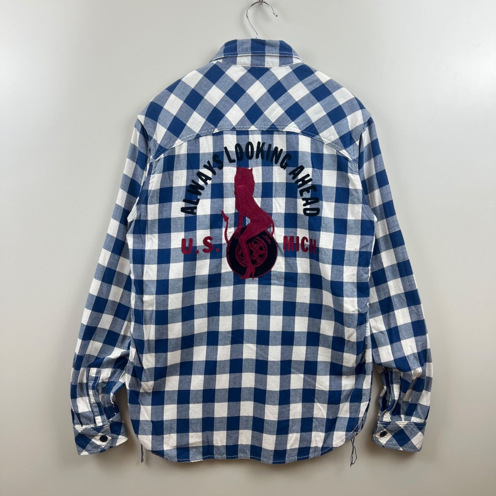 hystericglamour ヒステリックグラマー シャツ 長袖 刺繍入り ヒステリックグラマー 長袖シャツ スーベニアシャツ ブラック