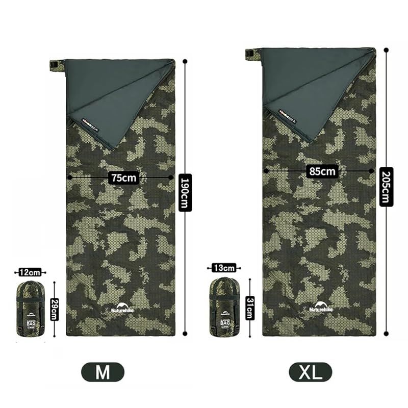 Naturehike キャンプ 登山 車中泊 防災用1人用/M/XLサイズ 寝袋 Amazon.co.jp: Naturehike キャンプ 登山 車中泊 防災用1人用/M
