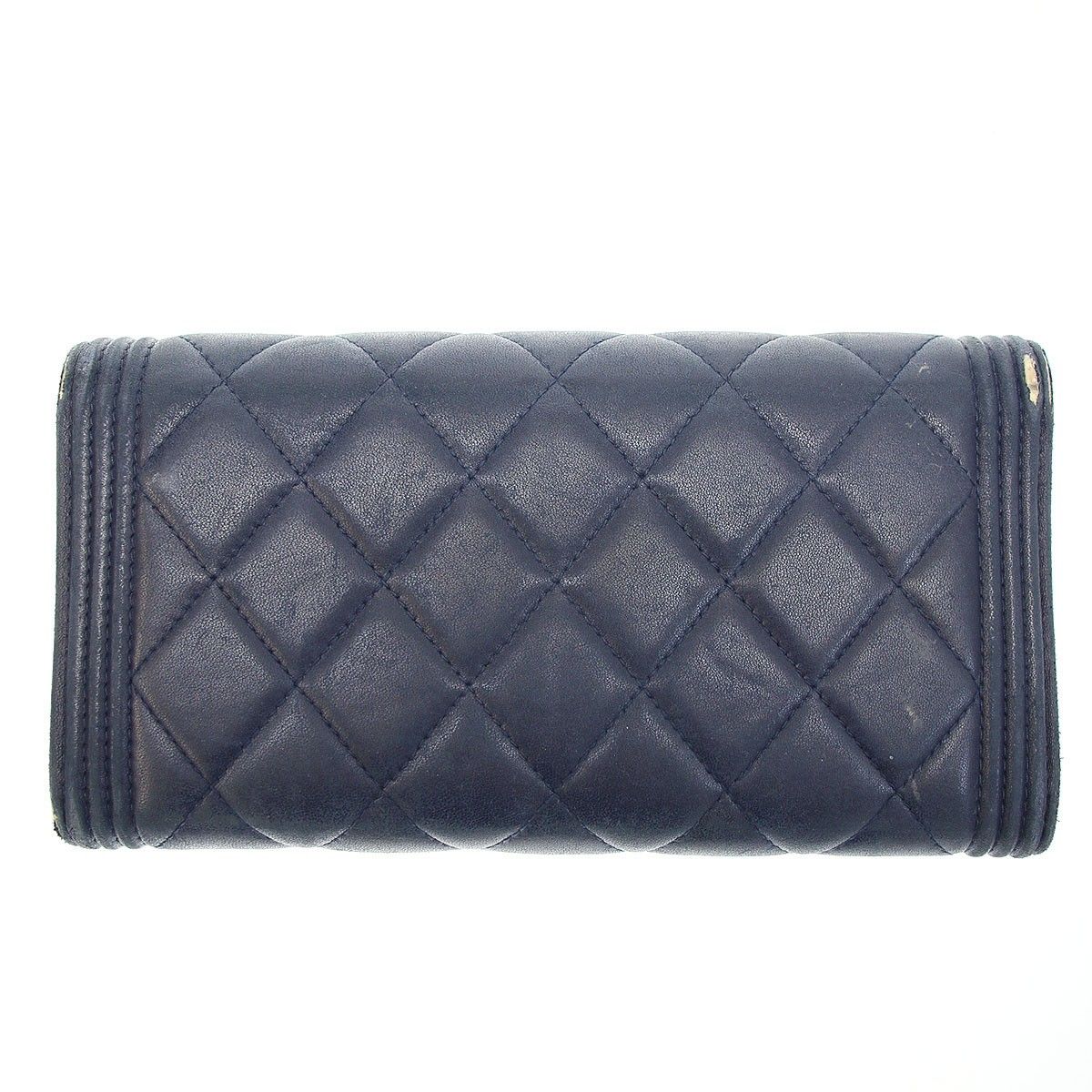 CHANEL シャネル ボーイシャネル ロングレザーウォレット 長財布