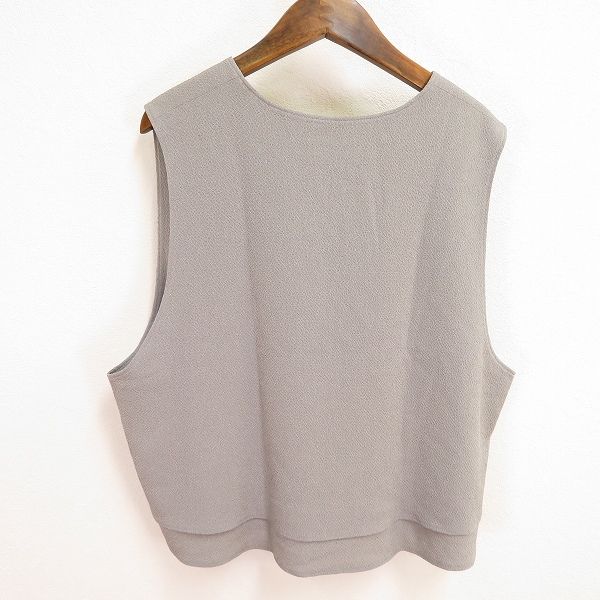 #anc 詩仙堂 ヒトシタムラ Ts コレクション ベスト・ジレ マルチ ちりめん 和柄 ロング レディース [923140] a Ts コレクション 詩仙堂 ヒトシタムラ ベスト ジレ グレー