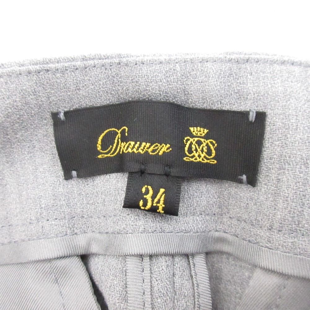 DRAWER SPRING ウールポリウレタン ジョーゼットパンツ DRAWER SPRING ウールポリウレタン ジョーゼットパンツ