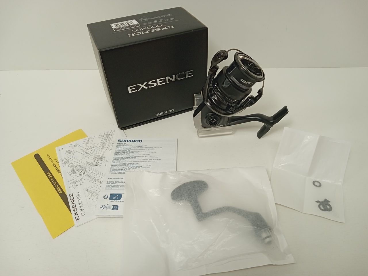 新品未使用SHIMANO 25EXSENCE 3000MHG SHIMANO シマノ 25 EXSENCE エクスセンス 3000MHG 048219 スピニング