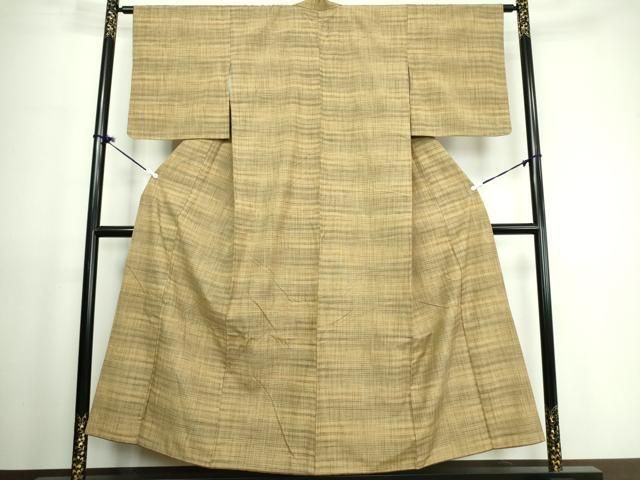 レディース 平和屋着物□上質な紬 霞文 正絹 逸品 DAAK6269cf