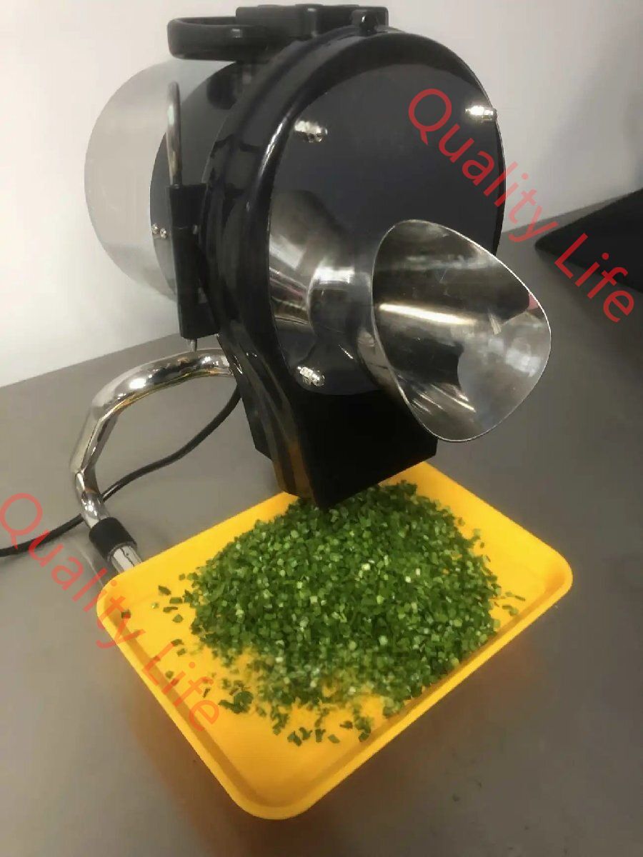 電動 青ネギカッター 業務用 フードスライサー 万能ねぎ マルチネギスライサー ラッパ投入口１0０V