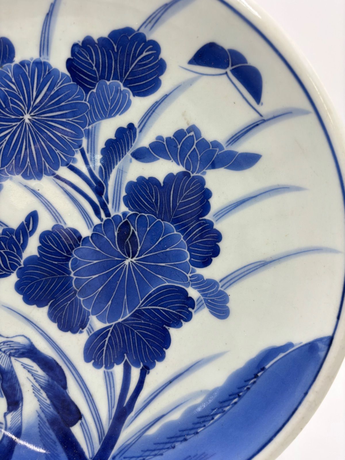 古伊万里 志田窯 【染付藍色菊文】➀ 29.5センチ - メルカリ