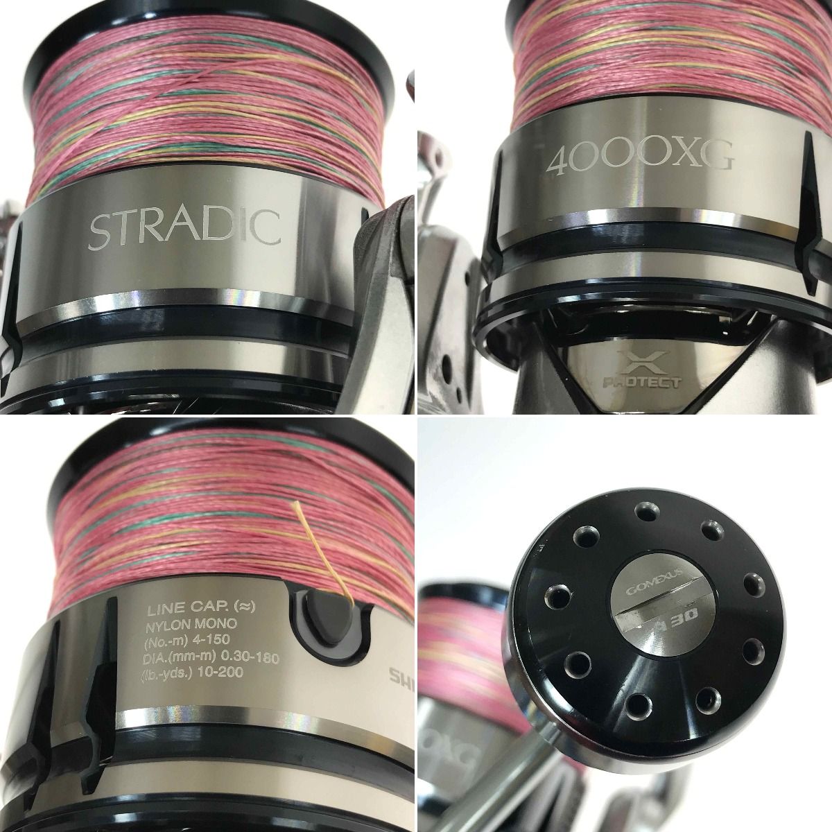 美品　SHIMANO シマノ　19ストラディック4000MHG リール　ライン付 シマノ(SHIMANO) 19ストラディック 4000MHG ☆セール処分割引品 ○完売