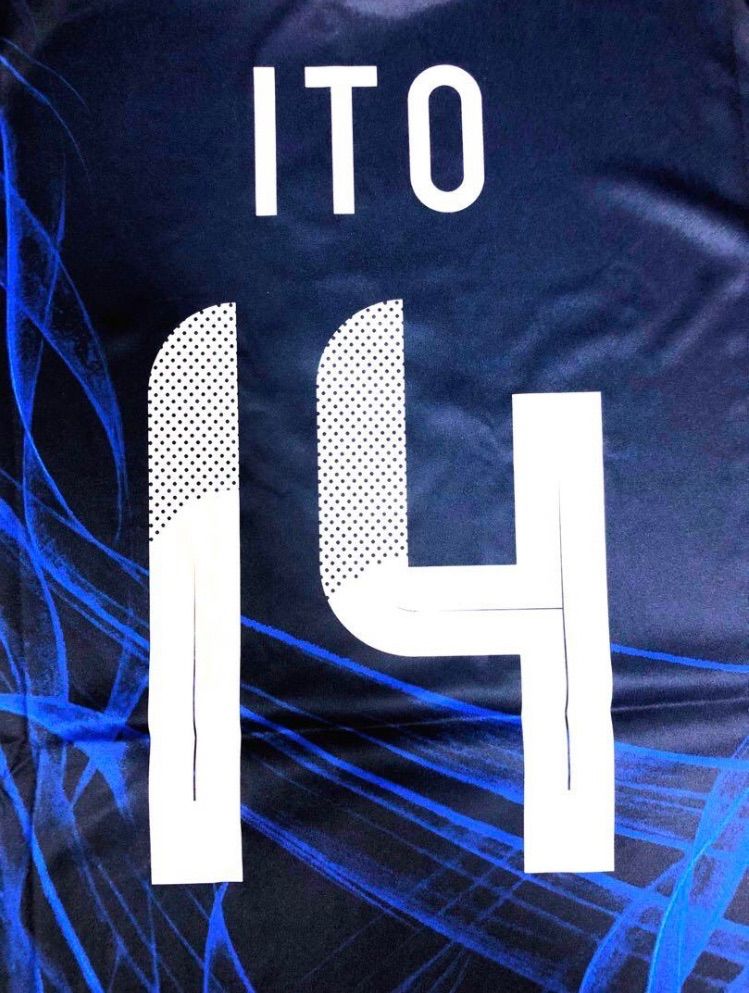 サッカー日本代表ユニフォーム #14 ITO (伊東 純也) 2025年最新モデル