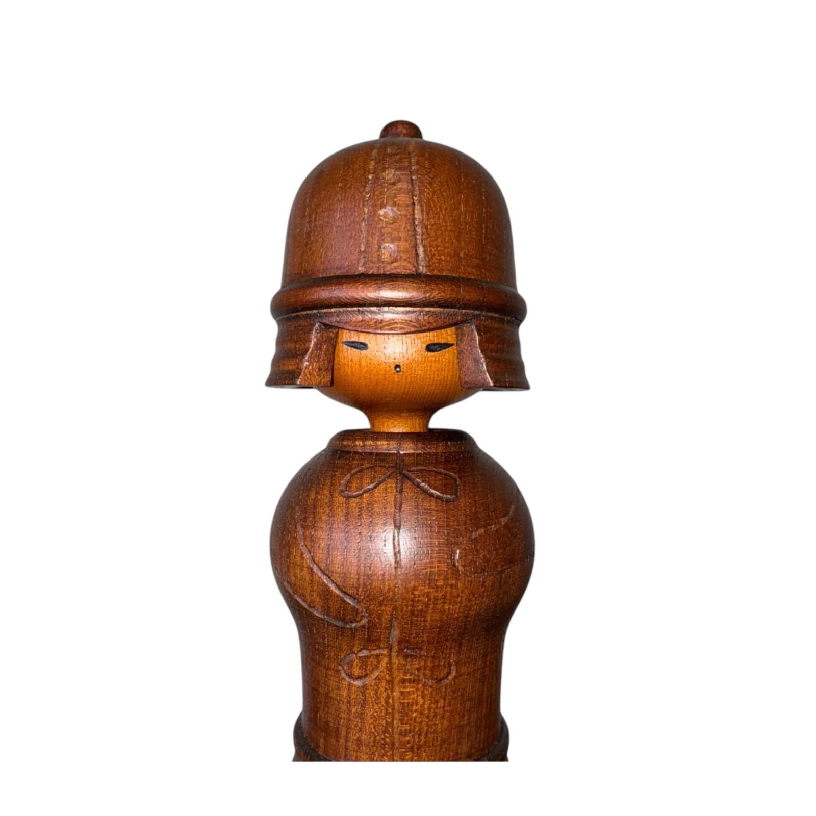 創作こけし 関口三作 Sansaku Sekiguchi 【 武人 Bujin 】 Kokeshi