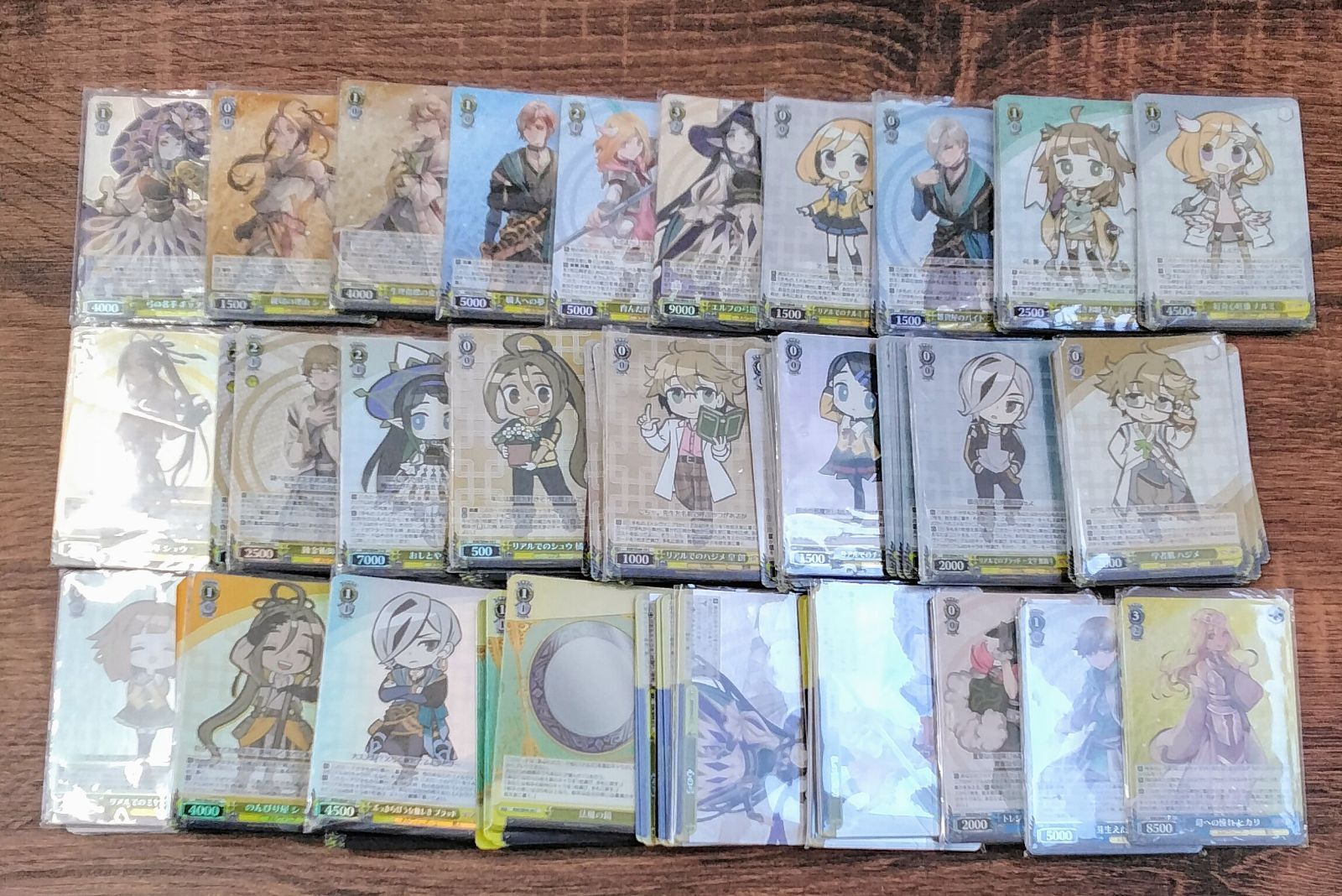 ヴァイスシュヴァルツ リアセカイ 詰め合わせ ホロ・ノーマルセット 約3000枚 まとめ売り【H】