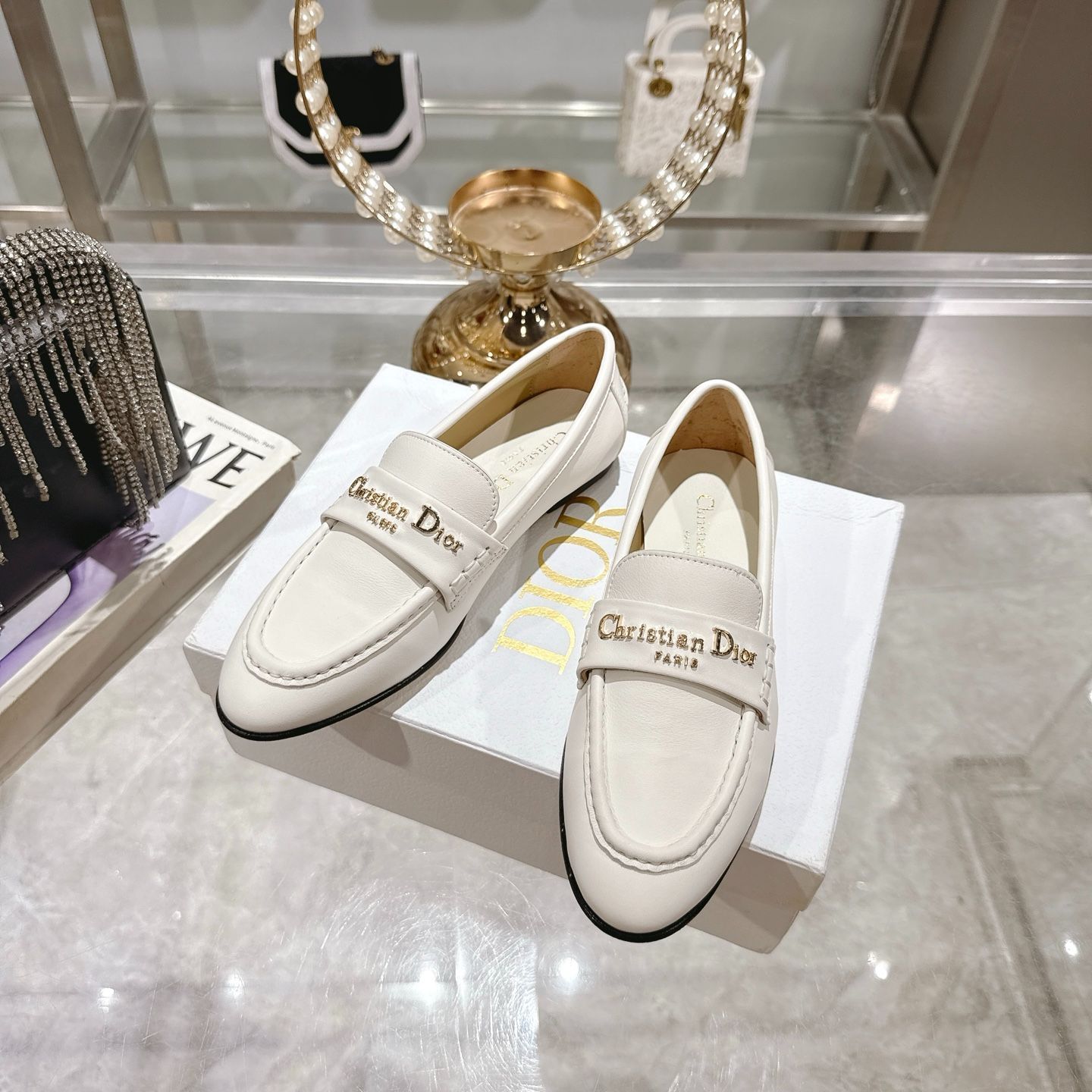 【海外限定カラー★】Dior Miss Dior Street ローファー Miss Dior Street ミス ディオール ストリート ローファー01-3