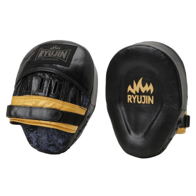 RYUJIN 本革 PRO パンチングミット //ボクシング ミット キック