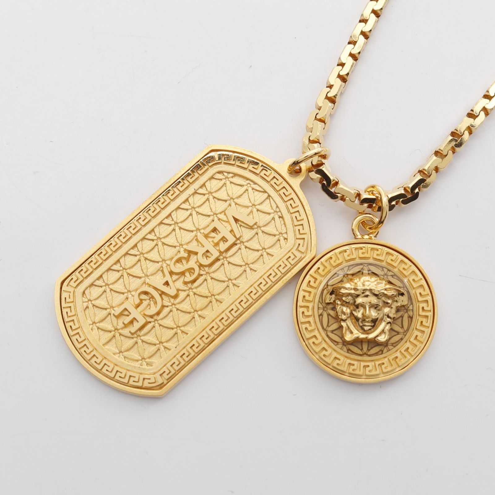ヴェルサーチ VERSACE ネックレス メデューサ プレート DG14698 DJMS 